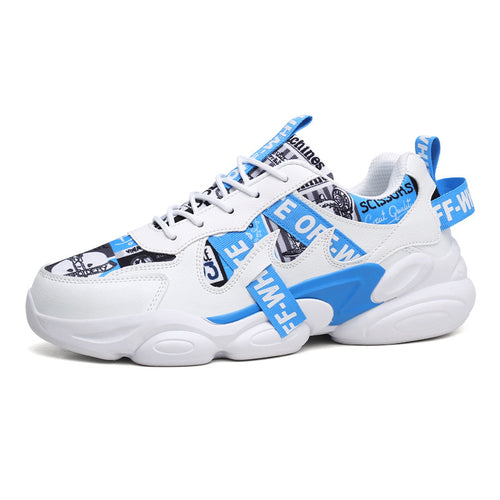 Damen Sportliche Chunky Sneakers mit einzigartigem Design und atmungsaktiver Oberflächenstruktur EB