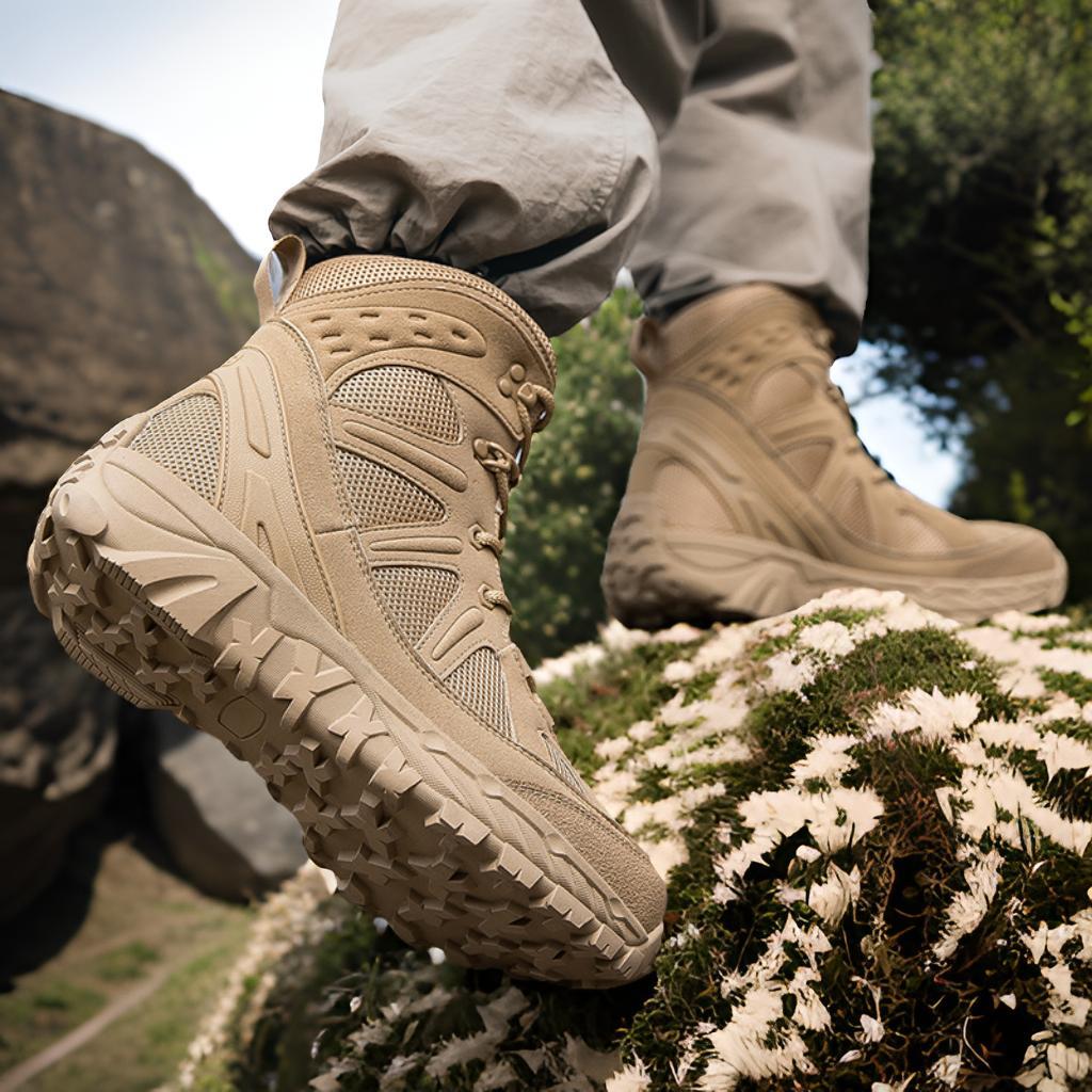 Herren Multifunktionale Trekkingstiefel mit hohem Knöchelschutz und rutschfester Sohle EB