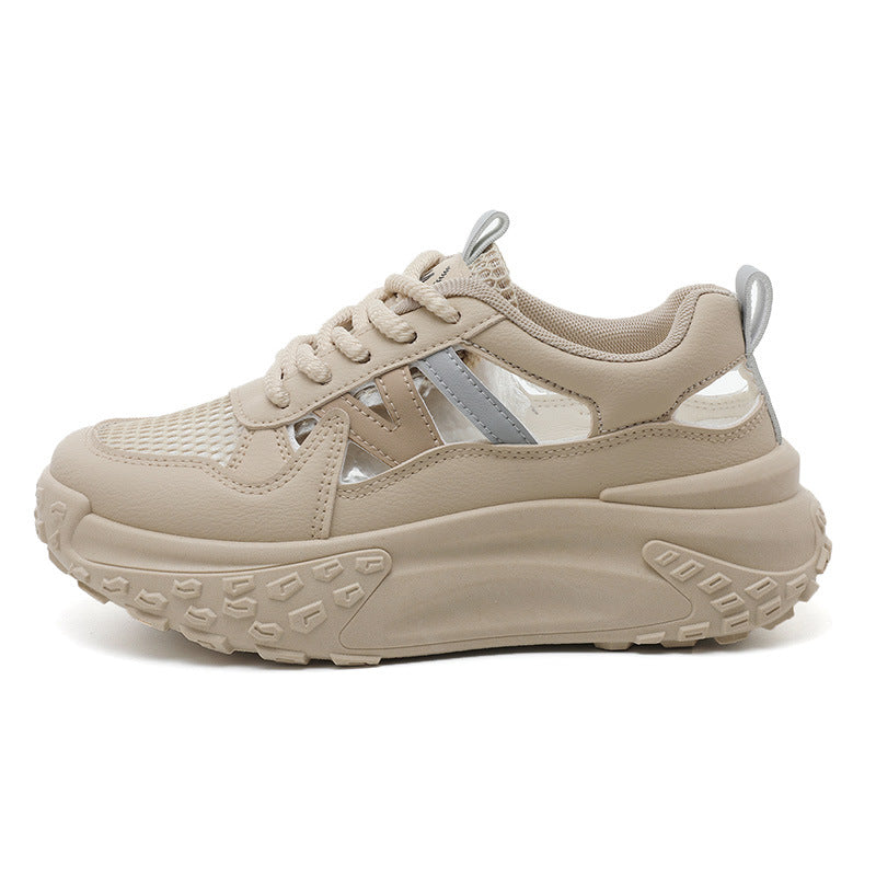 Damen Sportliche Sneakers mit luftdurchlässigem Obermaterial und rutschfester Sohle EB