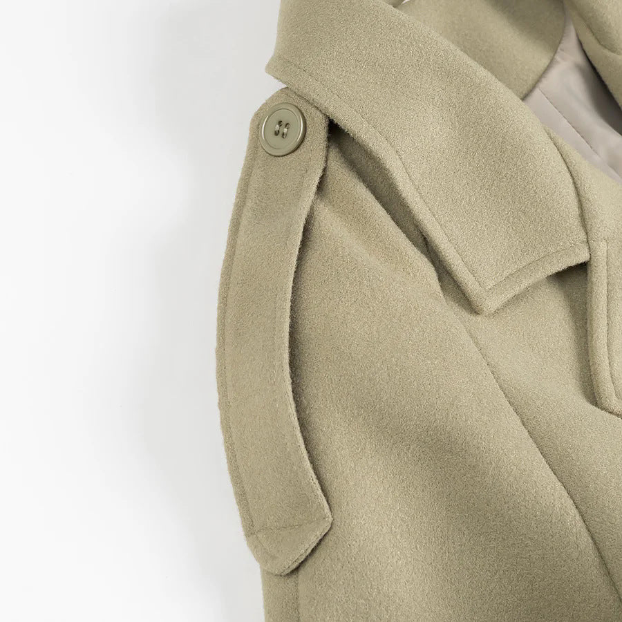 Damen Trenchcoat mit doppelter Knopfleiste und praktischem Gürtel EB