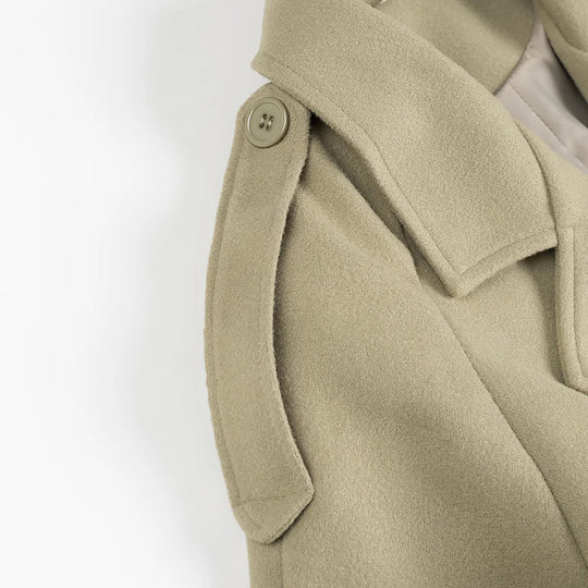 Damen Trenchcoat mit doppelter Knopfleiste und praktischem Gürtel EB