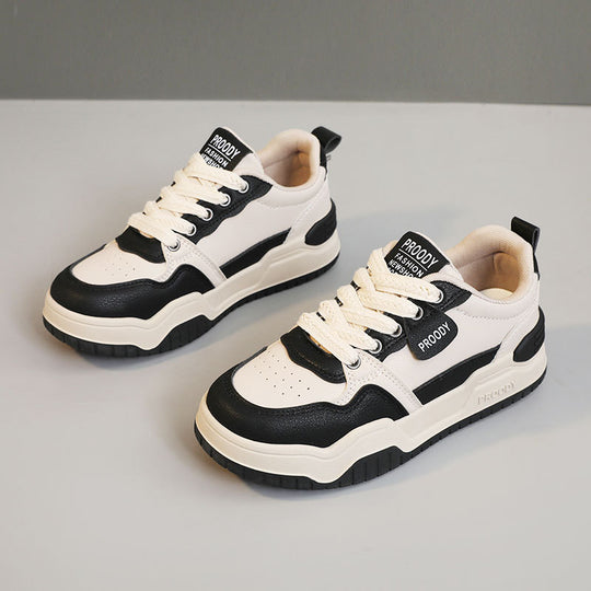 Damen modische Freizeitsneaker mit atmungsaktiver Oberflächenstruktur und rutschfester Sohle EB