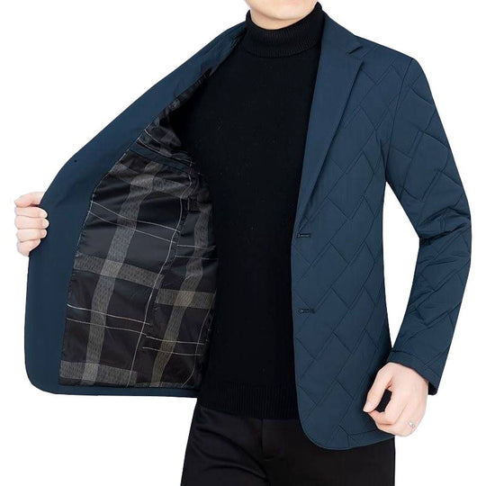 Herren gesteppter Business-Blazer mit leichter Thermo-Isolierung EB