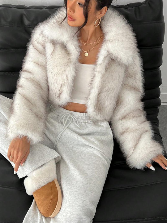 Damen Kunstpelzjacke EB