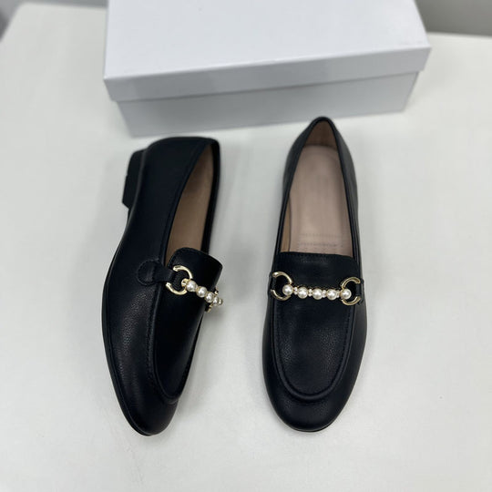 Damen Mokassins mit elegantem Perlen-Akzent EB