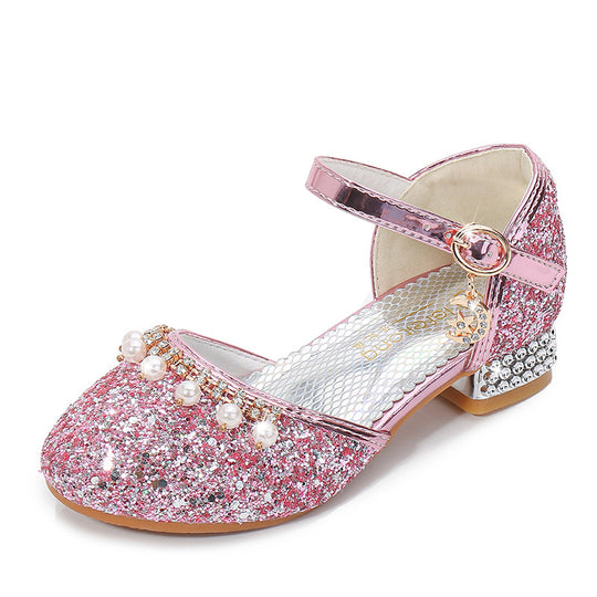 Damen Glitzernde Festtagsballerinas EB