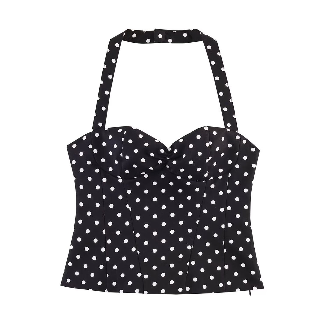 Damen Kombination aus kurzem Oberteil und Shorts EB