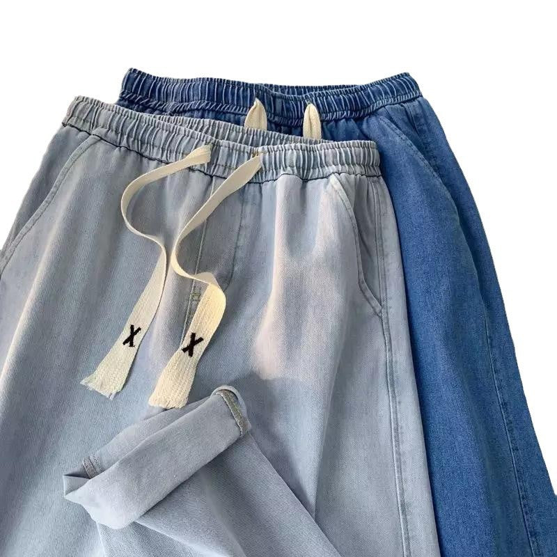 Herren lässige Sweatpants mit verstellbarem Bund und seitlichen Eingrifftaschen EB