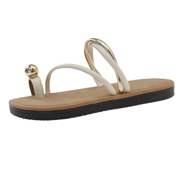 Damen elegante Riemensandalen mit zierlichen Akzenten EB