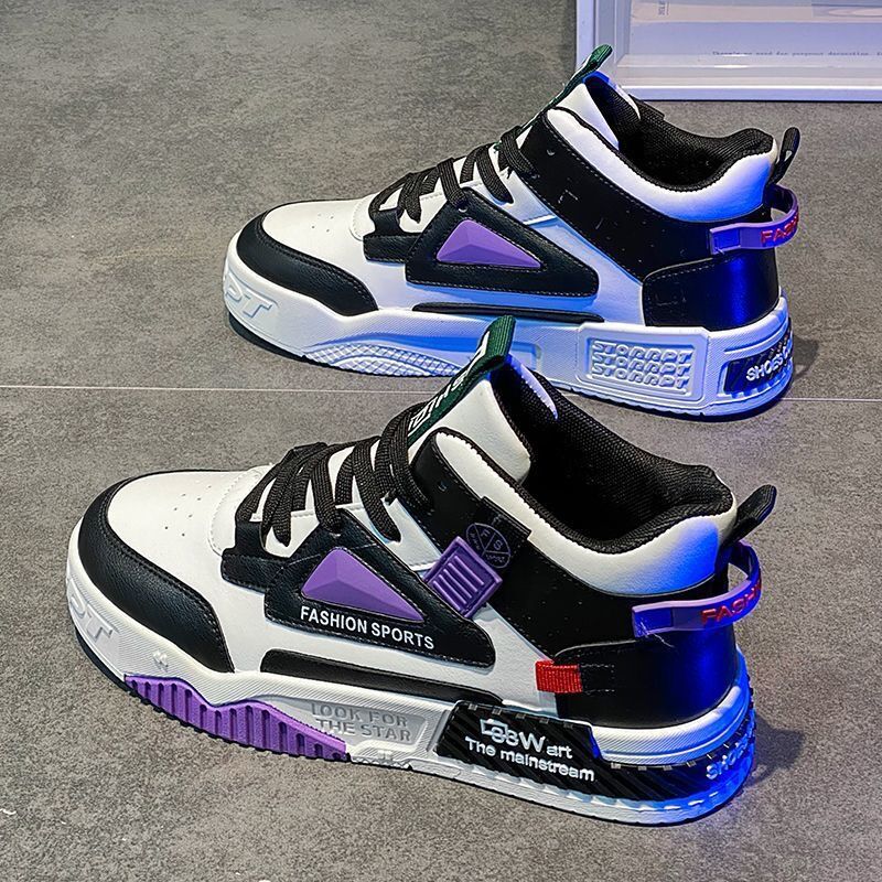 Damen Sportliche High-Top Sneakers mit modischem Design und robustem Sohlenprofil EB