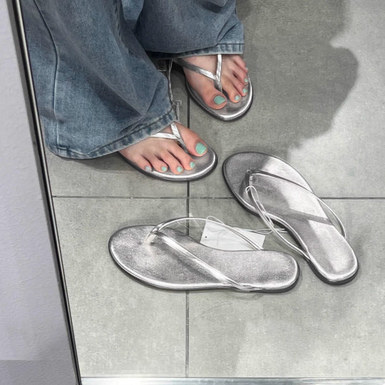 Damen Komfortable Flip-Flops EB