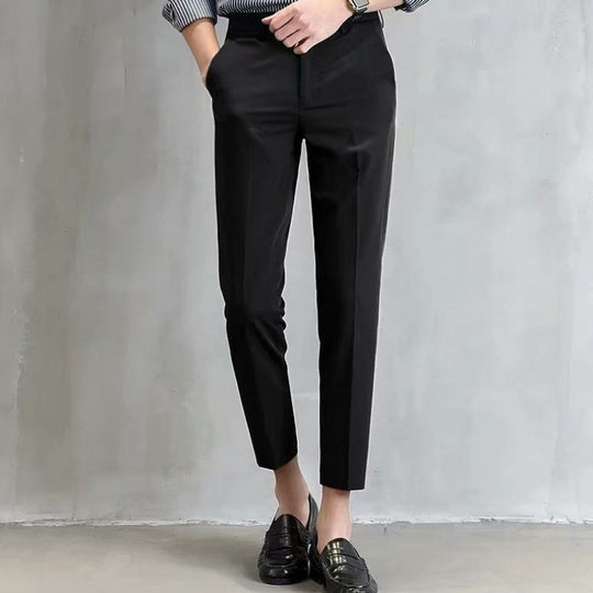 Herren klassische Chino-Hose mit eleganter Passform und subtilen Details EB