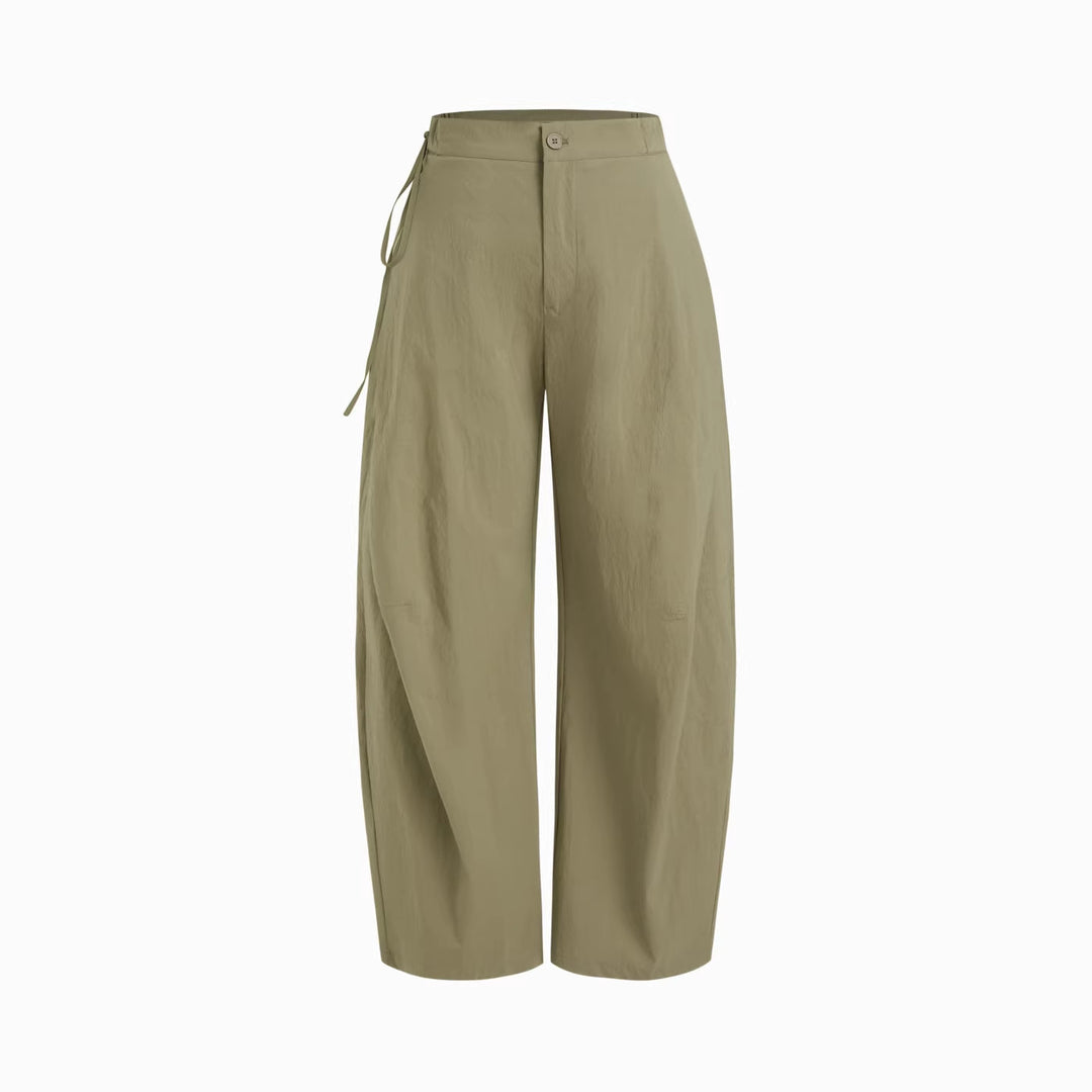 Damen lässige Culotte-Hose mit elastischem Bund und praktischen Seitentaschen EB