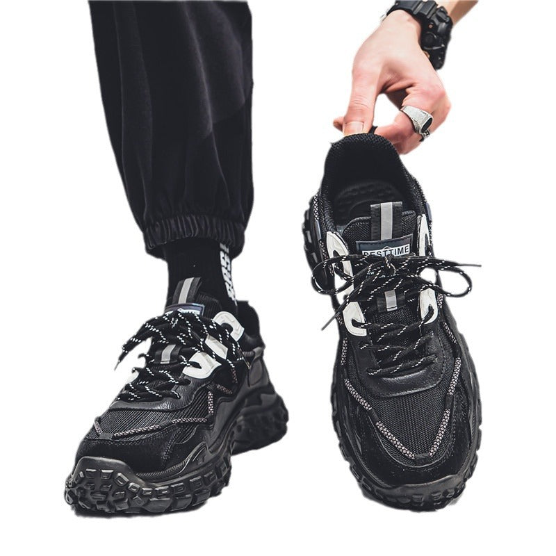 Damen Modische Sneakers mit innovativer Silhouette und rutschfester Sohle EB