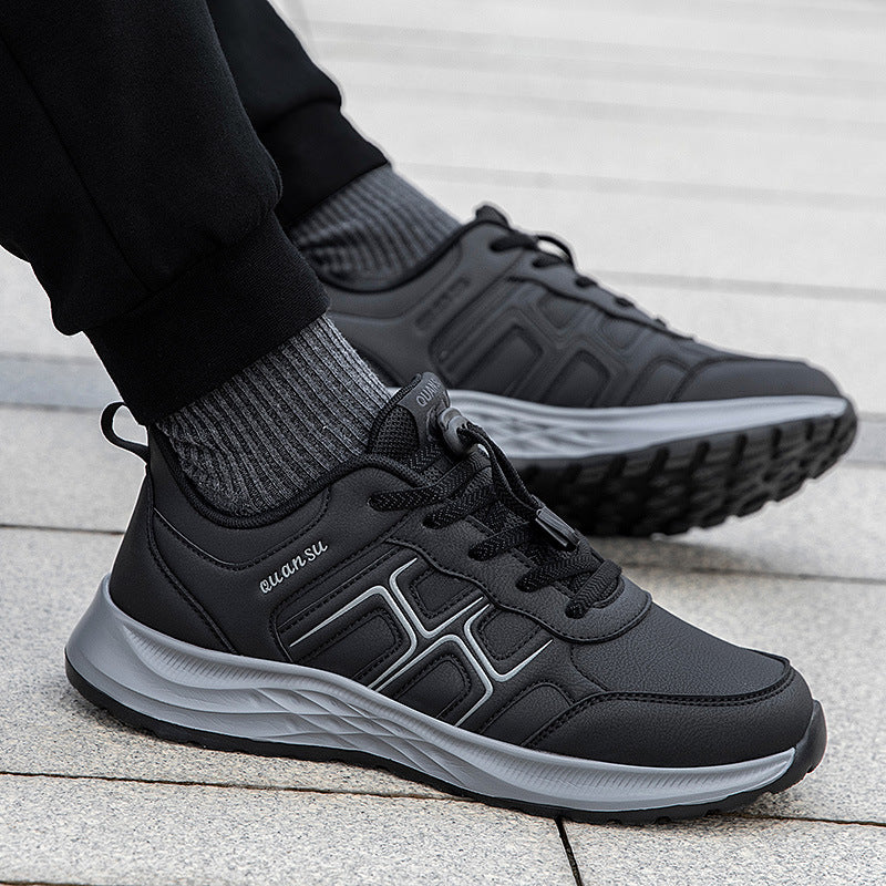 Damen Sportliche Lace-Up Sneakers mit atmungsaktivem Obermaterial und dämpfender Sohle EB