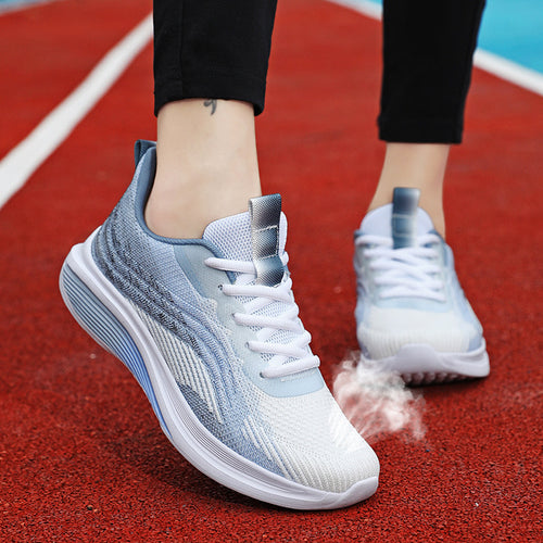 Damen Lauf-Sneaker mit atmungsaktiver Obermaterialstruktur und dämpfender Sohle EB