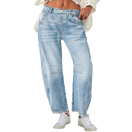 Damen weite Jeanshose EB