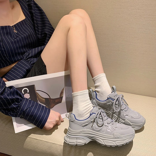 Damen Sportliche Sneaker mit innovativer Dämpfungstechnologie und atmungsaktiver Oberflächenstruktur EB