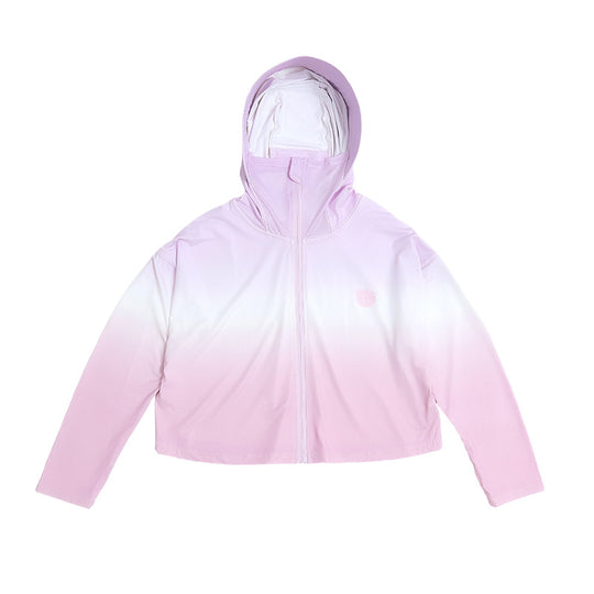 Damen nan leichte Kinder-Sonnenschutzjacke mit Kapuze R&B