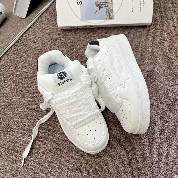 Damen Modische Sneakers mit atmungsaktivem Obermaterial und rutschfester Sohle EB