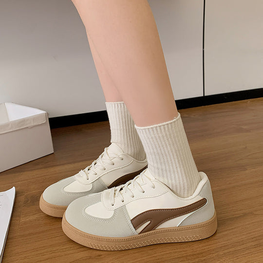 Damen Komfortable Sneakers mit klassischer Silhouette und rutschfester Laufsohle EB