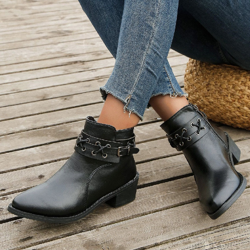 Vintage Spitzenschuh Stiefel EB