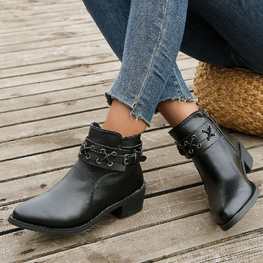 Vintage Spitzenschuh Stiefel EB