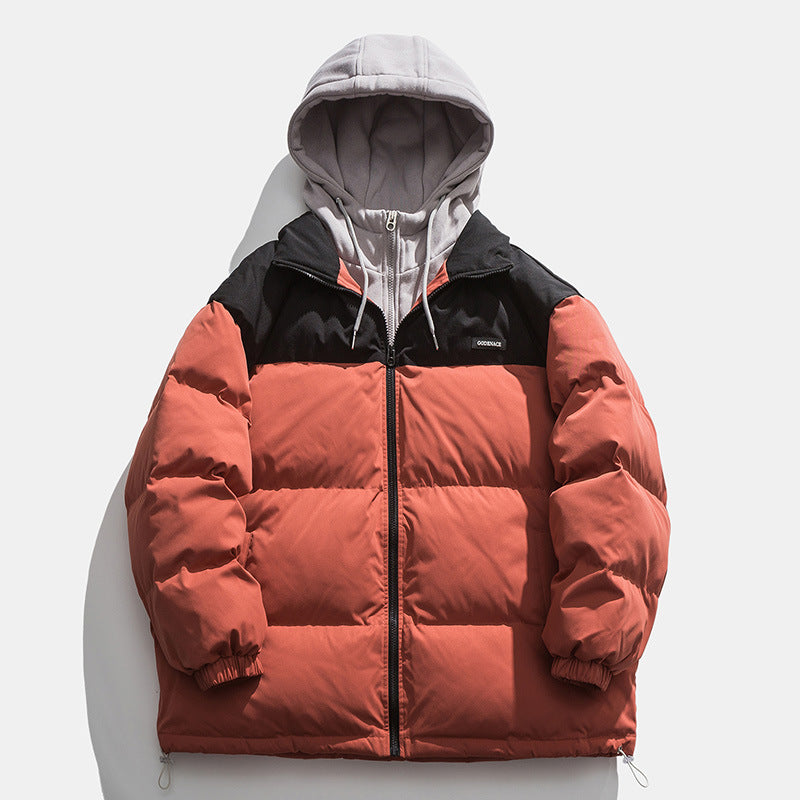 Herren Winterjacke mit abnehmbarer Kapuze und wärmeisolierender Fütterung EB