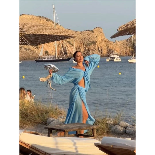 Damen elegante luftige Strandanzug EB