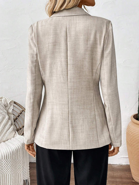 Damen Eleganter und leichter Blazer mit modernem Schnitt und praktischen Taschen EB