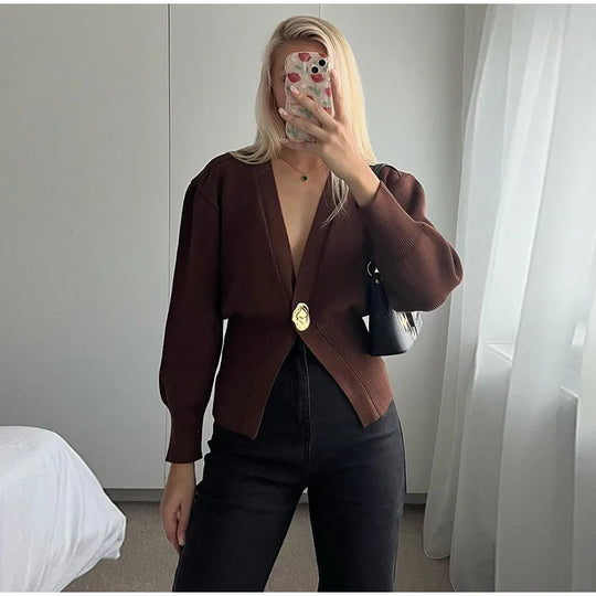 Damen Mode-Strickjacke EB