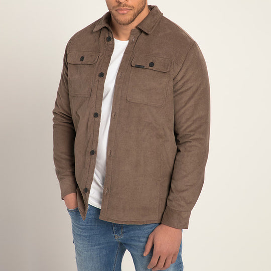 Herren Cordjacke mit praktischen Brusttaschen und modernem Schnitt EB