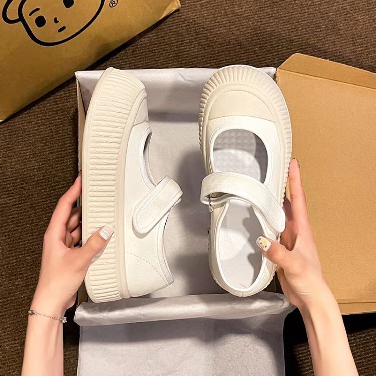 Damen Sneakers mit verstellbarem Riemen und dämpfender Laufsohle EB
