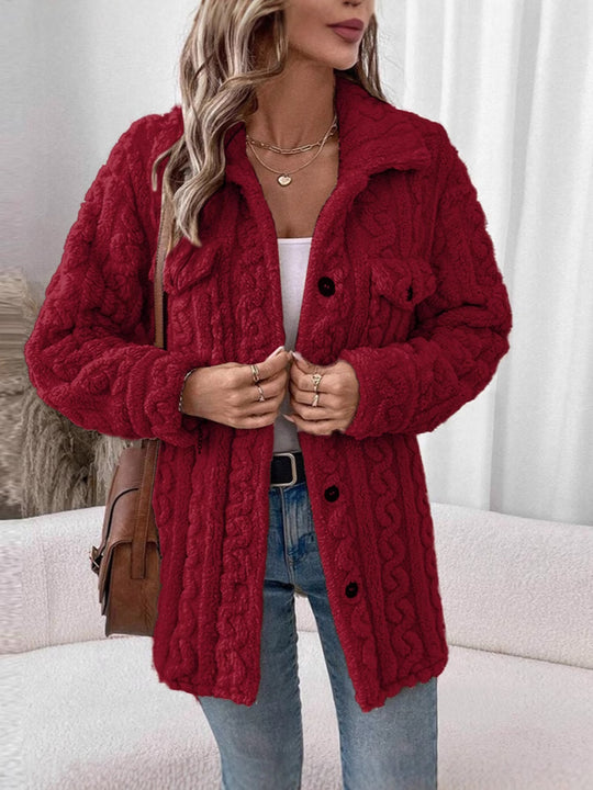 Damen Strickjacke mit strukturierter Oberfläche EB