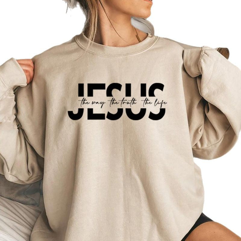Damen lässiger Sweatshirt mit inspirierendem Spruch und hohem Tragekomfort EB