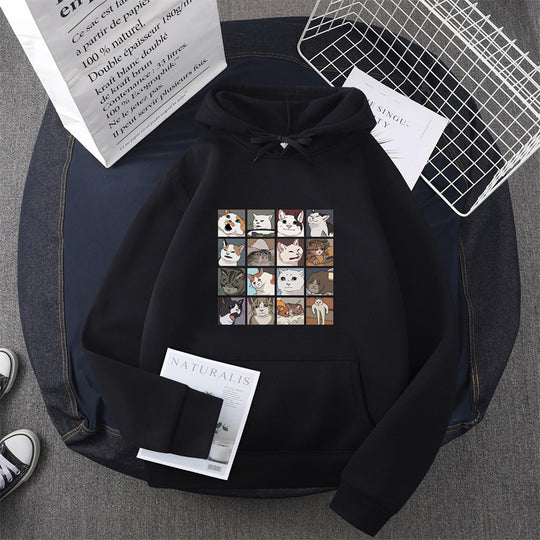 Damen Sweatshirt mit Tier-Motiv EB