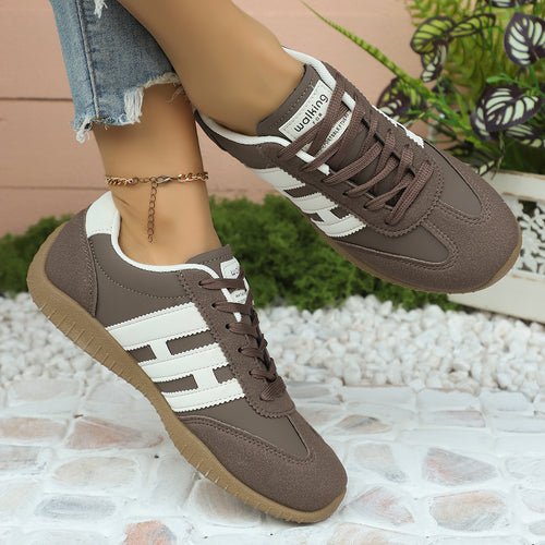Damen Sneakers mit strukturiertem Obermaterial und bequemer Dämpfung EB