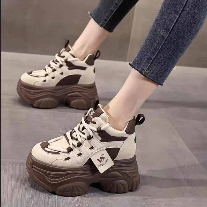 Damen Sportliche Chunky Sneakers mit dämpfender Sohle und hochmodernem Design EB