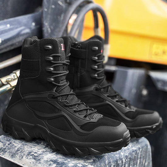 Damen taktische Winterstiefel mit rutschfester Sohle und atmungsaktiven Eigenschaften EB