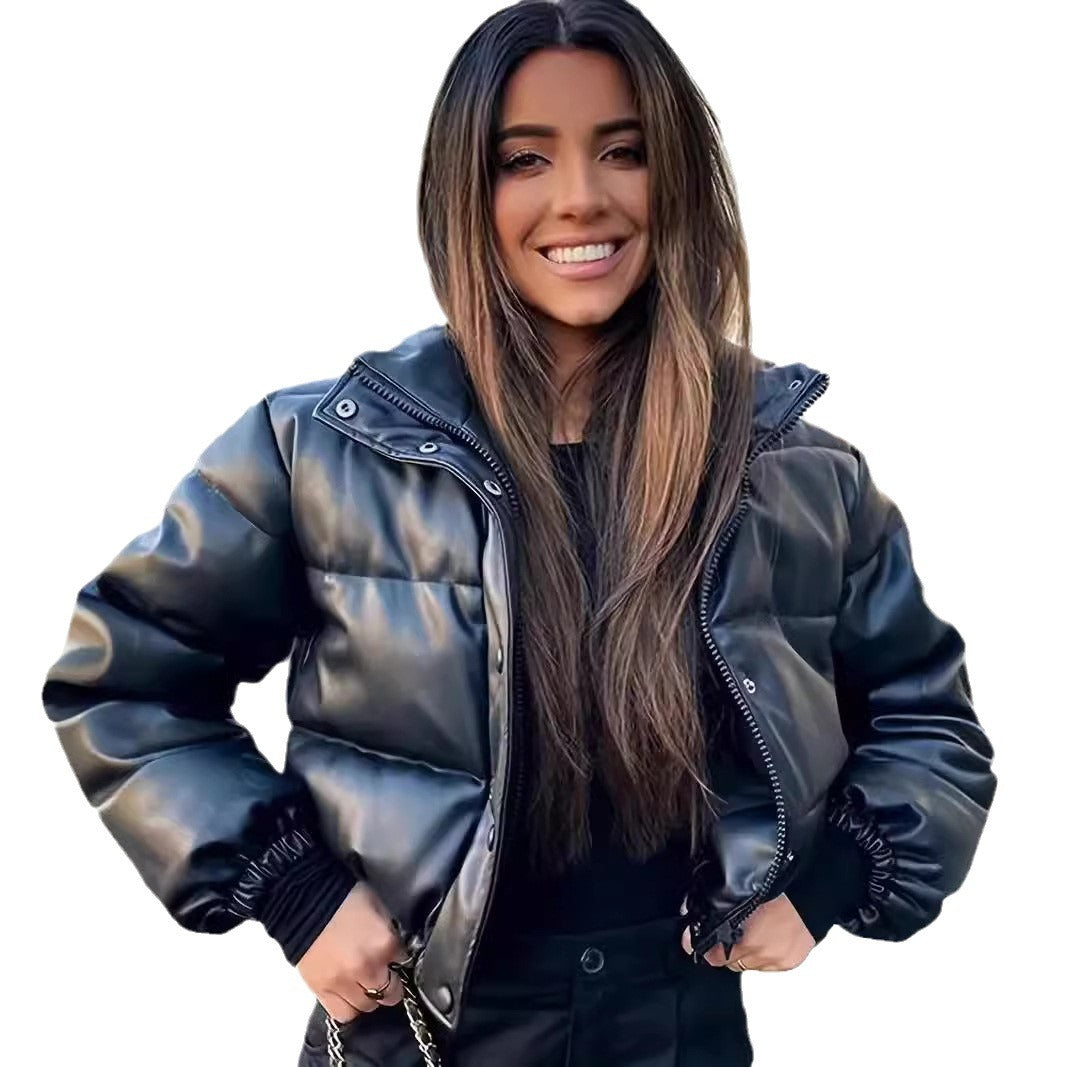 Damen kurzärmlige Daunenjacke EB