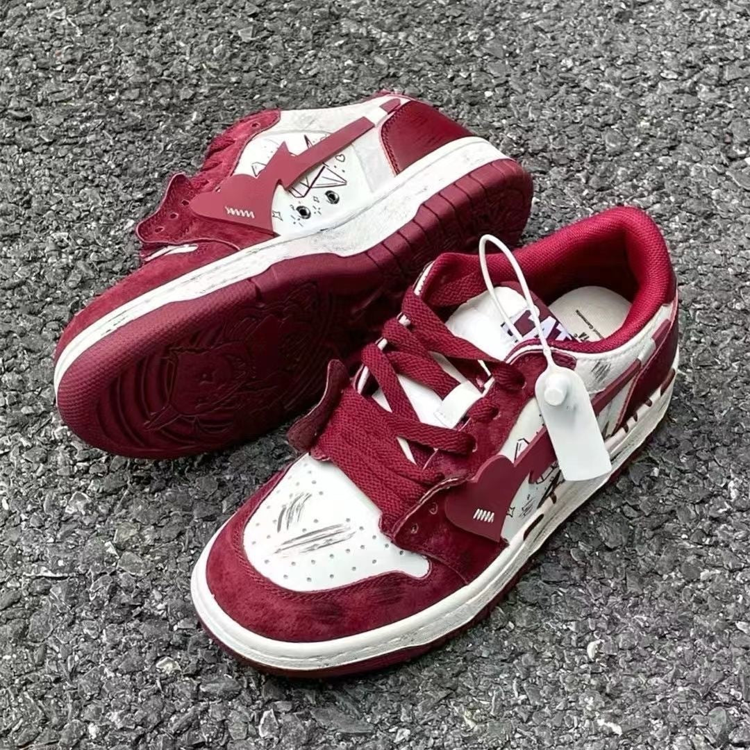 Damen Sportliche Sneakers mit auffälligem Design und komfortabler Dämpfung EB
