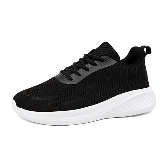 Damen Sportliche Sneakers mit atmungsaktivem Gewebe und dämpfender Sohle EB