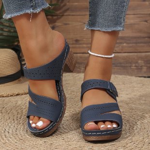 Damen Komfortable Riemchensandalen EB