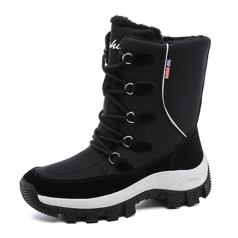 Damen Winterboots mit isolierender Fütterung und rutschfester Sohle EB