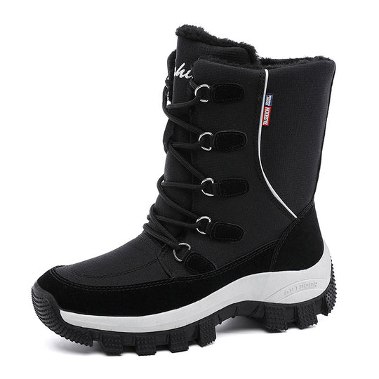 Damen Winterboots mit isolierender Fütterung und rutschfester Sohle EB