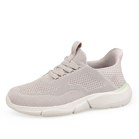 Damen Hochwertige Sport-Sneaker mit atmungsaktivem Obermaterial und elastischem Einstieg EB