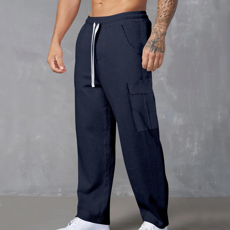 Herren Cargo-Jogginghose mit praktischen Seitentaschen und elastischem Bund EB