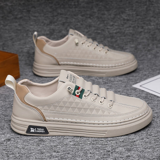 Damen Mode Sneakers mit strukturierter Oberflächenstruktur und dämpfendem Sohlenprofil EB
