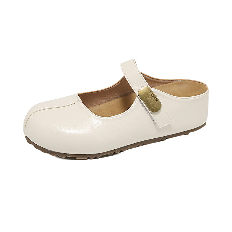 Damen modische Clogs mit elegantem Riemen und komfortabler Sohle EB