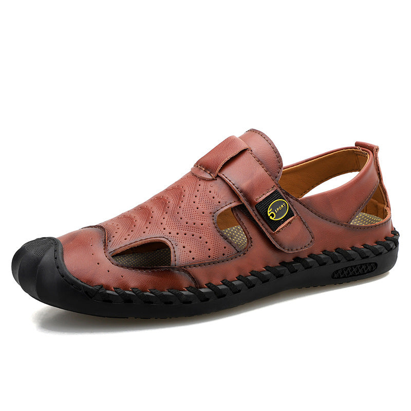 Herren Freizeitliche Sandalen mit rutschfester Sohle und atmungsaktiven Einsätzen EB